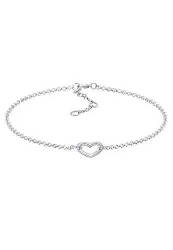 Produktbild Elli Armband Damen Herz Anhänger Verlobung aus 925 Sterling Silber