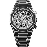 D1 Milano Quarzuhr PHBJ10 Herren Analog Quarz - Stilvolle D1 Milano Quarzuhr in Dunkelgrau, minimalistisch und modern. Geometrisches Design mit präzisem Quarzwerk und bis zu 5 bar wasserdicht – ideal für den urbanen Alltag.
