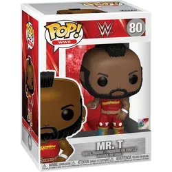 Funko Pop! WWE: New Wave Summer Slam - Mr. T - Wackelkopffigur - Wackelkopffigur aus hochwertigem Vinyl, ca. 9,5 cm groß, ideal für Sammler und als Geschenk für WWE Fans, perfekt für Vitrinen oder Schreibtische.