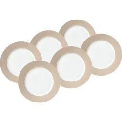 van Well Dessertteller Vario, 6 St., Ø 20 cm, spülmaschinen- und mikrowellengeeignet - Dessertteller-Set 