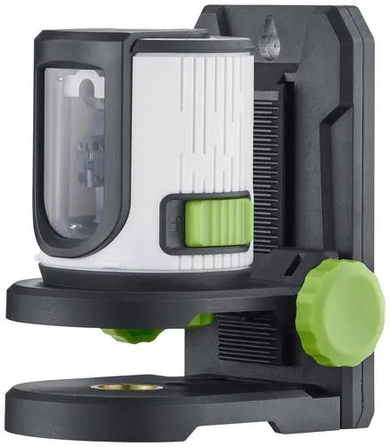 Laserliner Kreuzlinienlaser EasyCross Green Set - Messgerät mit grünem Laser, selbstnivellierend und inklusive Wandhalterung. Bietet viermal bessere Sichtbarkeit als rote Laserlinien, ideal für präzise Arbeiten.