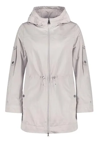 Betty Barclay Outdoorjacke mit Kapuze - Beige, Größe 42 - Funktionsjacke mit sportlichem Design, lässigem Schnitt und praktischer Kapuze, ideal für Outdoor-Aktivitäten und wechselhaftes Wetter.