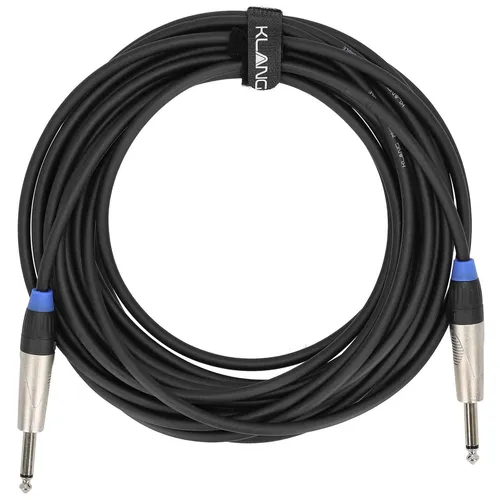 NEU: Klang PRO Instrumenten Kabel 9,0m Klinke Klinke inkl. Kabelklett