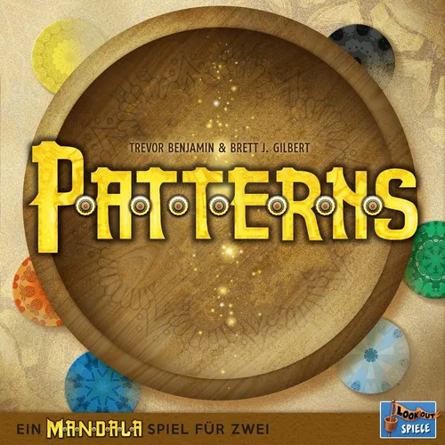 Lookout, Patterns: Ein Mandala Spiel für 2 Spieler - Faszinierendes Familienspiel für 2 Spieler ab 8 Jahren, basierend auf der Duell-Mechanik von Mandala. Strategisches Area-Control-Spiel mit haptisch ansprechenden Spielsteinen und schneller Spielzeit von nur 20 Minuten.