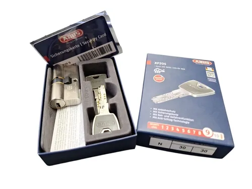 Produktbild ABUS Profilzylinder XP20SN 30/30 mit Sicherungskarte
