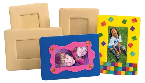 Produktbild Colorations Bastelset Bilderrahmen Papier-mache 12 Stück braun kreativ