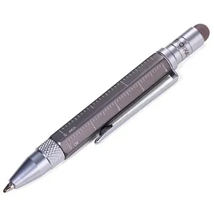 TROIKA Multitasking-Kugelschreiber LILIPUT TOOL PEN titan