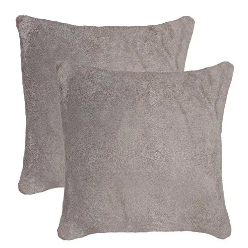 Casa Colori Kissenbezug 40x40 cm Plüsch Microfaser