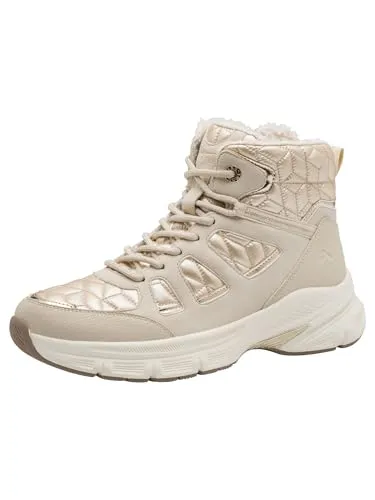 TAMARIS Winterboots für Damen, Gr. 40, gold in beige von Tamaris