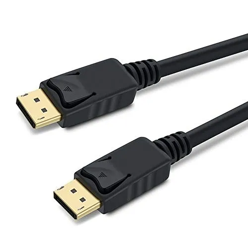PremiumCord 8K DisplayPort 1.3/1.4 Kabel M/M 1,5 m, Stecker auf Stecker, 32,4Gbps, Video 8K@30Hz, 5K@60Hz, 4K@120Hz 2160p, HDCP 2.2, vergoldete Anschlüsse, schwarz