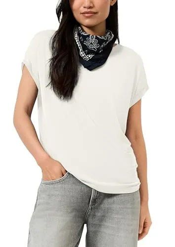 QS Loose Fit-Shirt im Lyocellmix