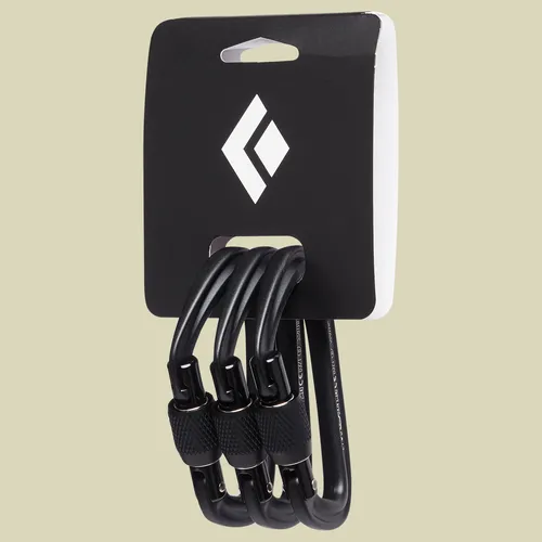 Black Diamond HotForge Karabiner-Set - Schwarz, One Size - Kletterausrüstung, robust und leicht, ideal für sicheres Klettern und Bergsteigen.