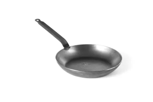 Hendi Bratpfanne Ø 280 mm - Pfanne aus flachstahl mit einem Durchmesser von 280 mm, ideal für gleichmäßiges Braten und hohe Temperaturbeständigkeit.