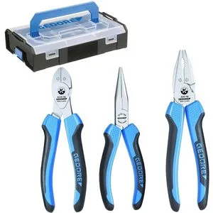 Gedore 1692305 Zangen-Set 3teilig - Zangen-Sets mit drei hochwertigen Zangen, ideal für präzise Arbeiten und vielseitige Anwendungen in Werkstatt und Hobby.