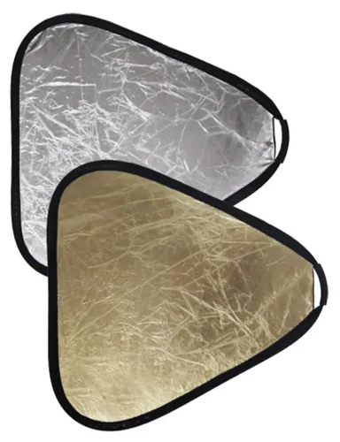 ayex Faltreflektor dreieckig 2 in 1 Studioreflektor 80cm Ø 32