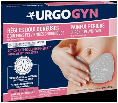 URGOGYN Elektrotherapie-Pad für Menstruationsbeschwerden – Wiederaufladbar und klinisch geprüft