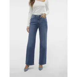 VERO MODA VMTESSA HR Wide Jeans RA380 GA NOOS - Jeans in weitem Schnitt mit Gesäßtaschen und Münztasche, perfekt für einen lässigen Look und hohen Tragekomfort.
