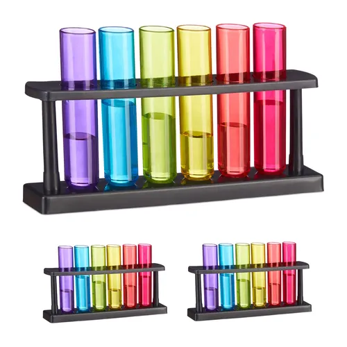Reagenzgläser schnapsgläser Reagenzglas Shotgläser Bunte Schnapsbecher 18 Stück