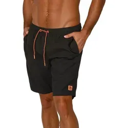 riverso Badehose Herren RIVDavid - Lang und bequem in Schwarz 3XL - Badeshorts für Herren mit elastischem Bund und schnelltrocknendem Material. Ideal für Strand und Schwimmbad, erhältlich in mehreren Farben und Größen.