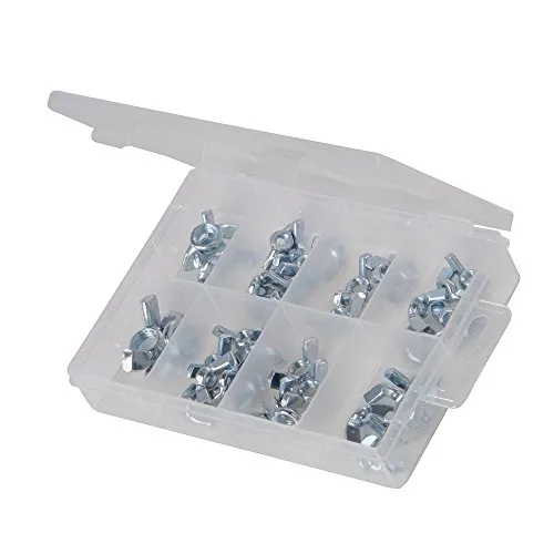 Fixman Flügelmuttern-Sortiment 40-teilig, 1 Stück, silber, 613208
