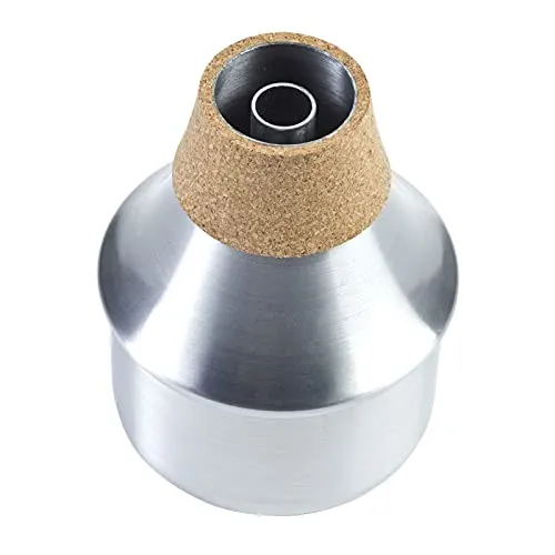 Monzani MZMU-04 Trompeten Dämpfer, Aluminium, Wah-Wah Klang - Hochwertiger Aluminium Dämpfer für Trompete und Kornett, ideal für Big Band und Jazz. Bietet sanften Sound, leichte Ansprache und gute Intonation dank verstellbarer Stange.