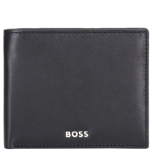 BOSS Kartenetui Classic Smooth - Hochwertiges Etui aus feinstem Schafsleder mit RFID Blocker, bietet Platz für bis zu 8 Karten und Geldscheine, ideal für stilvolle Organisation.