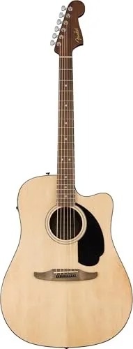 Fender CA STD Redondo CE BPG NAT - Westerngitarre mit Cutaway - Dreadnought-Gitarre mit hochwertiger Fichtendecke und integrierter Elektronik für optimalen Klang; ideal für Live-Auftritte und Studioaufnahmen.