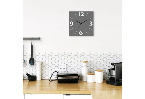 Artland Wanduhr Uni Trendfarben – Lautloses Funk- oder Quarzwerk - Wanduhren, hochwertige analoge Uhr aus Aluminium, allergiefrei und ideal für Kinder- und Schlafzimmer, erhältlich mit geräuschlosem Funk- oder Quarzwerk.