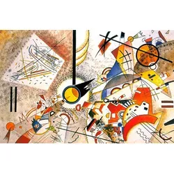 Piatnik Puzzle Kandinsky, Bustling Aquarelle, Puzzleteile von Piatnik