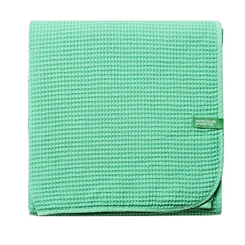 Benetton Blanket 140x190cm 100% Baumwolle Green House