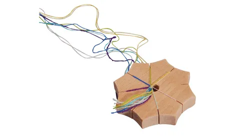 Forchtenberger Puzzle & Spiele Knüpfstern mit Anleitung