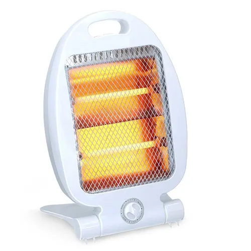 Quarz‑Heizlüfter elektrische Heizung Weiß tragbar 2 Stufen 400W 800W kompakt 070