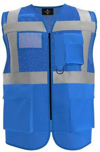 korntex Warnweste Multifunkitons-Warnweste Mesh Multifunction Vest