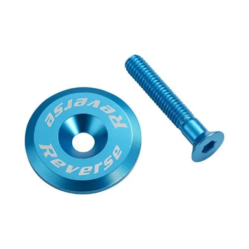 Reverse e-Bike Ahead Kappe mit Aluminiumschraube Hellblau