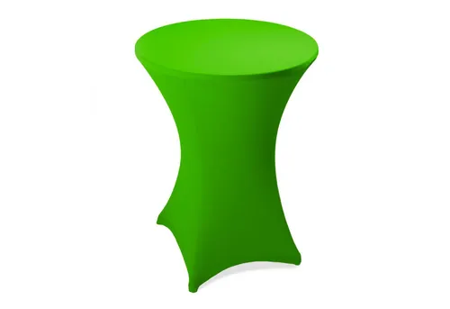 ESTEXO Stehtischhusse Stretch Stehtisch Ø 60 cm Tisch Husse Bistrotisch Apfelgrün
