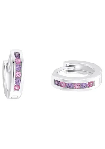 Prinzessin Lillifee Creolen aus 925 Sterling Silber in lila von Prinzessin Lillifee