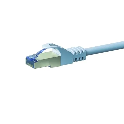 Danicom CAT 6a Netzwerkkabel LSOH - S/FTP - 15 Meter - Weiß, POE, Ethernet, LAN, Patchkabel, Datenkabel, RJ45 - für Serverschränke, Switches, Router, Modems!