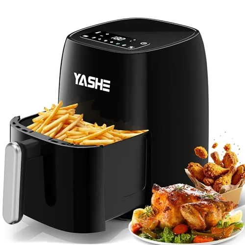 Produktbild YASHE 4,2L Heißluftfritteuse mit LED-Touchscreen, 1500W