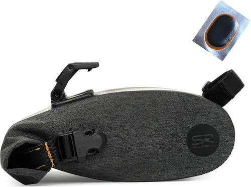 Selle Royal Saddle Bag Large (2l) Satteltasche Fahrradtasche Klippsystem inkl. 1 Schlauchflicken 1 x