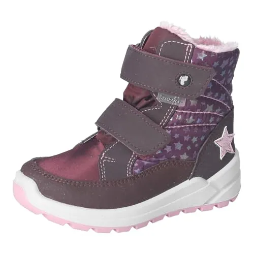 RICOSTA Gisa Stiefel Kinder lila 29 - Wanderschuhe für Kinder mit wasserdichter SympaTex-Membran, ideal für Schnee und Nässe, und bequemen, herausnehmbaren Vildona-Einlegesohlen.