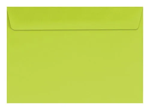 farbige Briefumschläge / Din C6 / Farbe: hellgrün 50