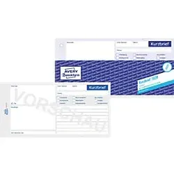 AVERY Zweckform Kurzmitteilung 1020 DL Perforiert N/A 100 Blatt