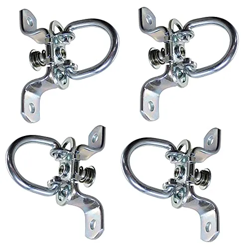 4x Drehverschluss für Öse Pkw Anhänger Plane Planenverschluss klappbar verzinkt