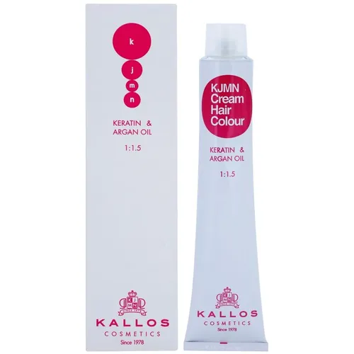 Kallos KJMN Professional Cream Hair Colour Keratin & Argan Oil Haarfarbe mit Keratin und Arganöl Farbton 5.66 l Brilliant Violet 100 ml