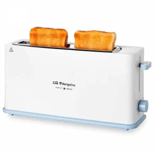 Orbegozo TO 4014 Langschlitz-Toaster mit 7 Bräunungsstufen - Toaster mit Kalt-Touch-Gehäuse und Krümelschublade, perfekt für gleichmäßiges Toasten und einfache Reinigung. Ideal für leckere Brötchen und knusprigen Toast!
