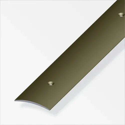 alfer Übergangsprofil 1 m, 40 x 5 mm Aluminium eloxiert bronze Übergangsprofil