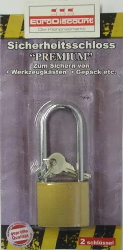 Bügelschloss Vorhängeschloss Schloss langer Bügel 1 Stück