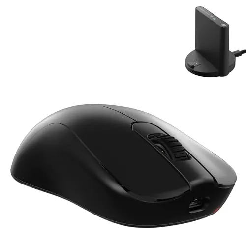 BenQ Zowie S2-DW Kabellose 4K eSoports Maus, Sportwissenschaft, Verbessertem 4K-Empfänger, 65g, Treiberlos, 3950 Sensor, 4K-Abrufrate