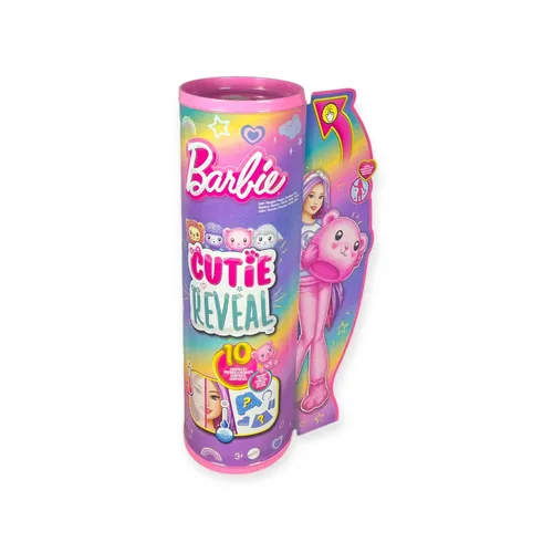 Barbie® Cutie Reveal Teddybär Plüschkostüm - Puppen & Spielsets, mit 10 Überraschungen für kreative Spielstunden und perfekte für Kinder von 5-7 Jahren.