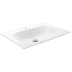Keuco X-Line Keramik-Waschtisch für 1-Loch-Armaturen von KEUCO